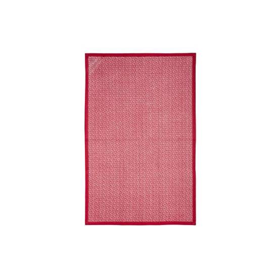 Lot de 3 Torchons "Imprimé" 45x70cm Rouge - Image 3