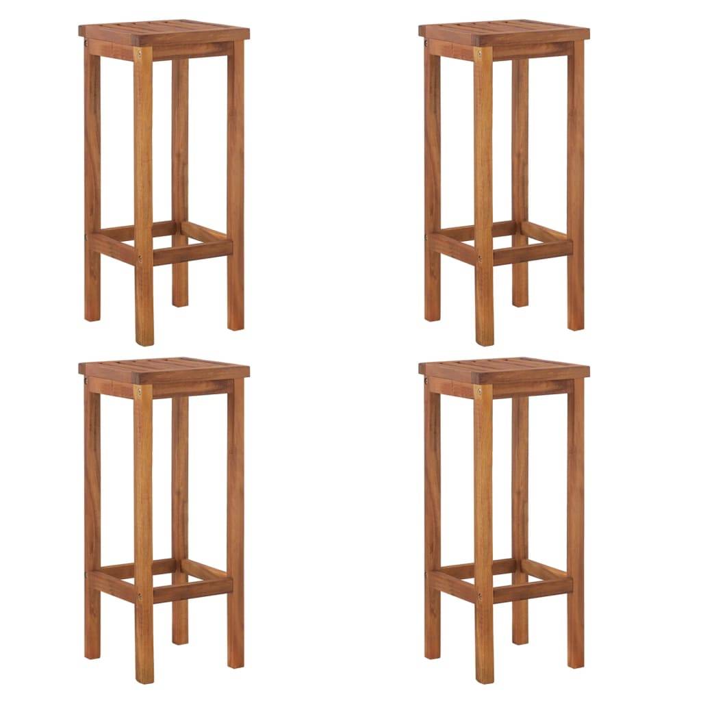 Vidaxl - Ensemble de bar de jardin 5 pcs bois d'acacia solide vidaXL 3154387 - Image 6