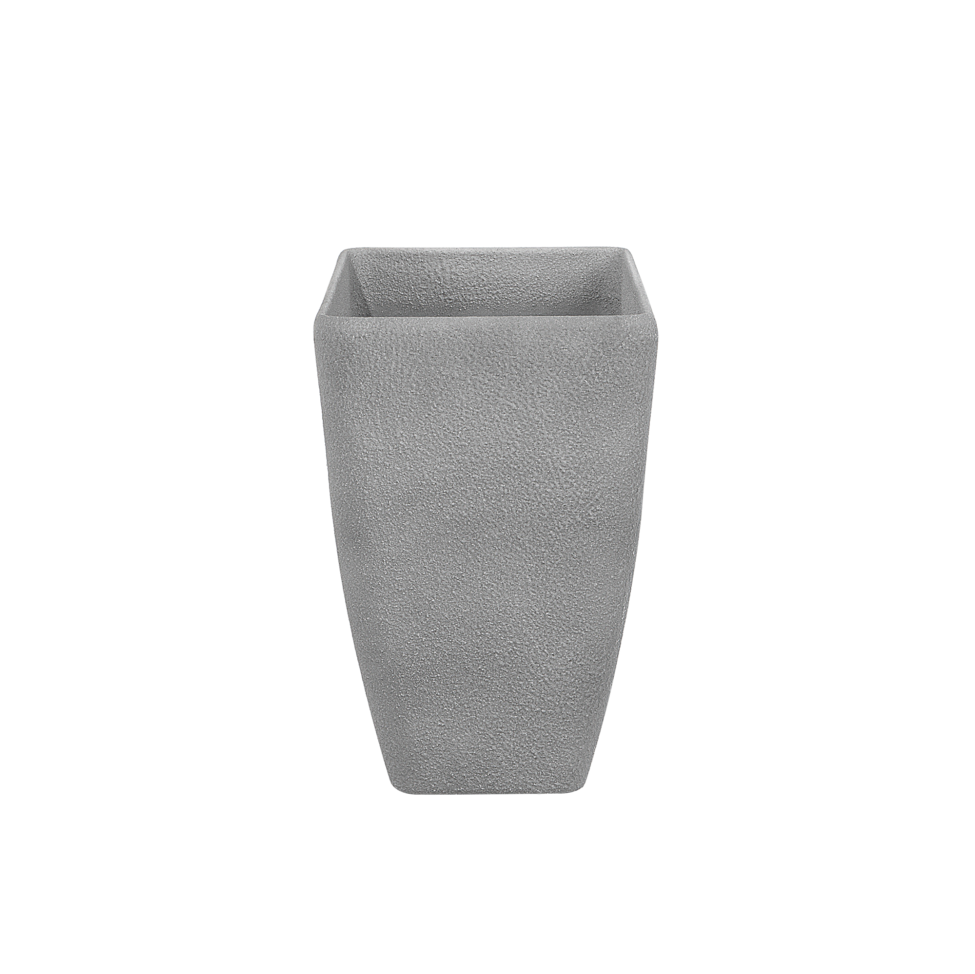 Beliani - Cache-Pot Gris Effet Pierre en Polyrésine 32 x 74 x 45 cm Pot de Fleurs Long et Haut au Design Moderne Idéal pour Extérieur et Intérieur - Imagen 6