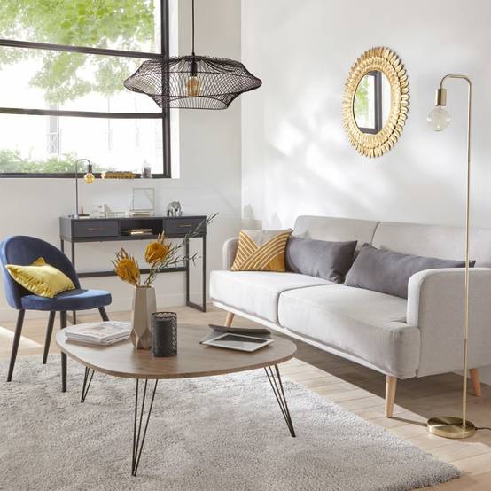 Lampadaire Keli en métal Atmosphera doré - Image 3
