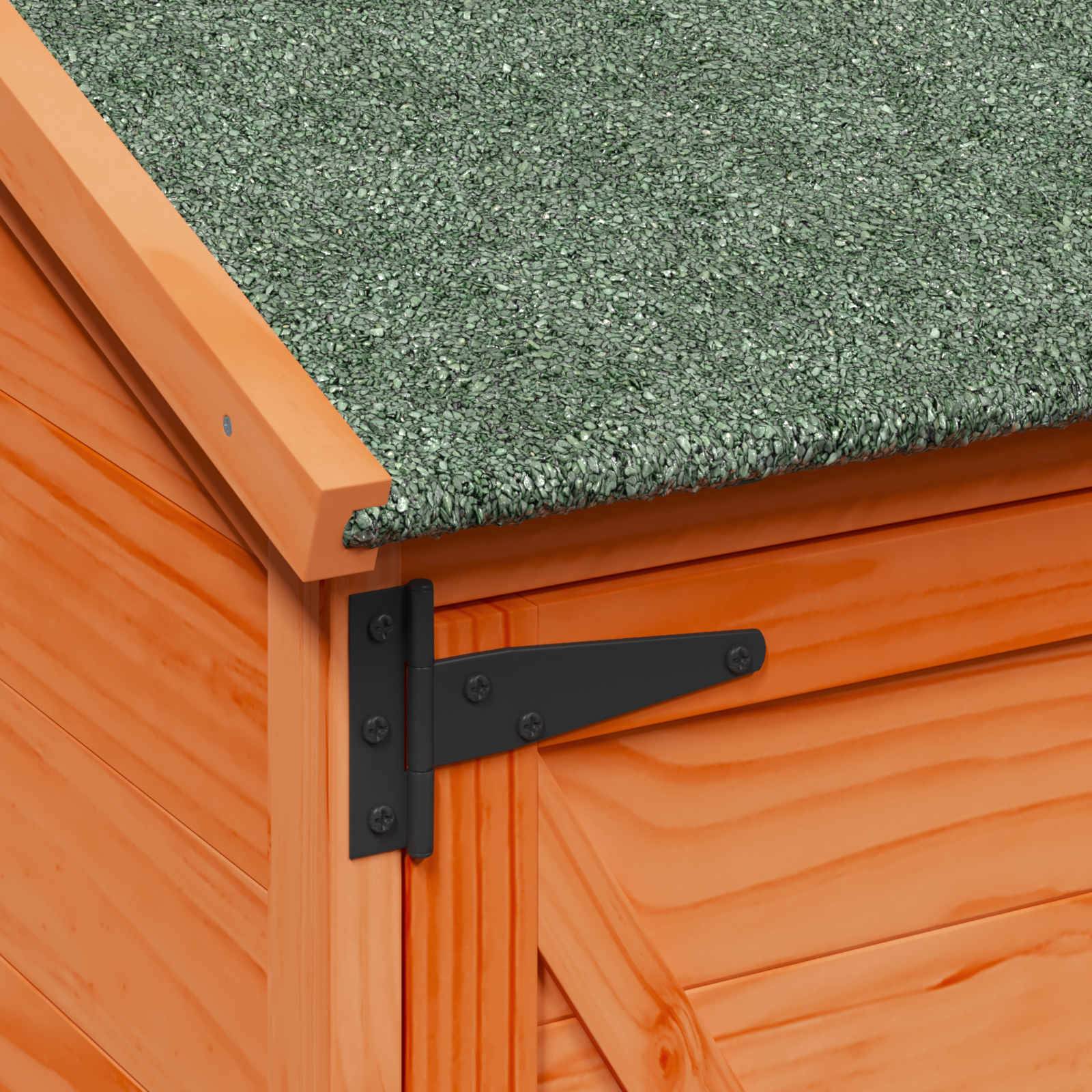 Vidaxl - Abri de jardin Marron 106 x 56 x 113,5 cm Bois de Sapin Massif 0.6m² vidaXL 42033475 - Image 9