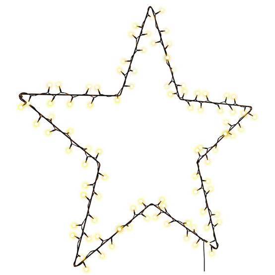 Grande Silhouette Étoile Lumineuse 90cm LED 8 Modes USB Déco Murale Noël – ComfortXL Outdoor Living - Image 2