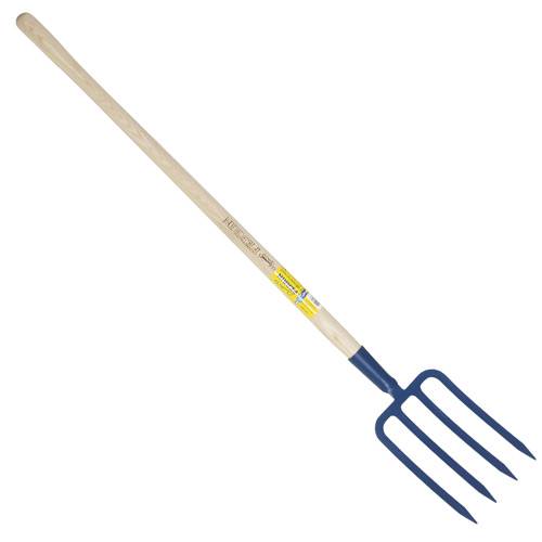 Outils Perrin - Fourche à bêcher douille 4 dents 27 cm manche pomme Outils Perrin