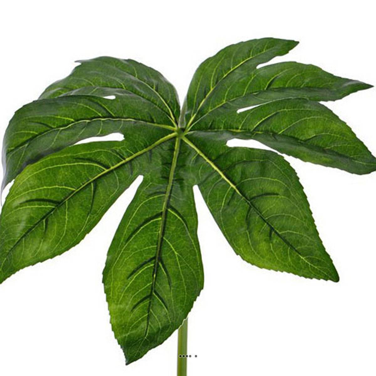 Artificielles - Feuille de Fatsia artificielle H 86 cm Diamètre 36 cm superbe imitation Vert - couleur: Vert - Imagen 3