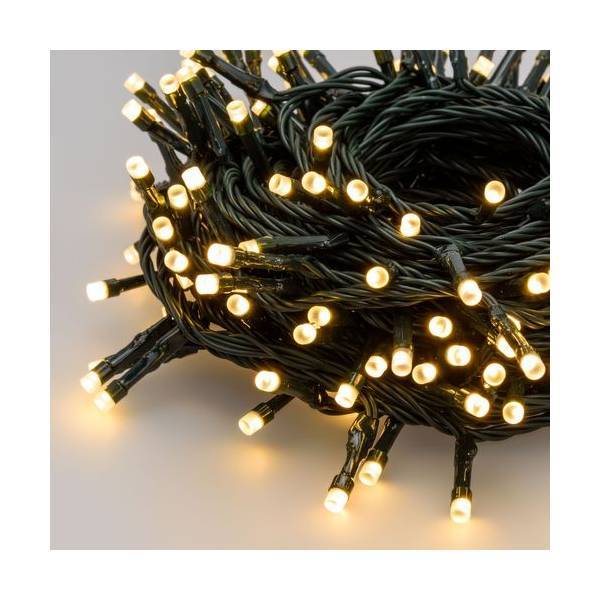 Lotti - Guirlande lumineuse animée RGB + blanc chaud Wonder minuteur 10M 500 LED multicolore à télécommande câble vert Lotti - Imagen 10