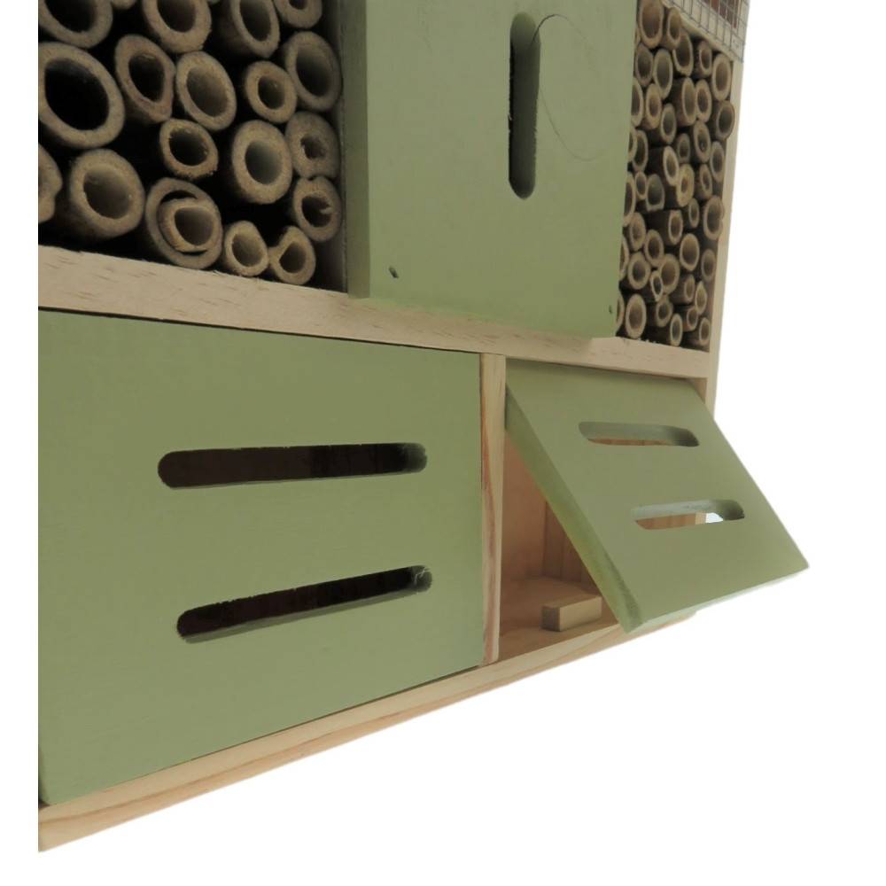 Hôtel pour insectes L, 30 x 10 x Hauteur 35.5 cm, insectes - Image 4