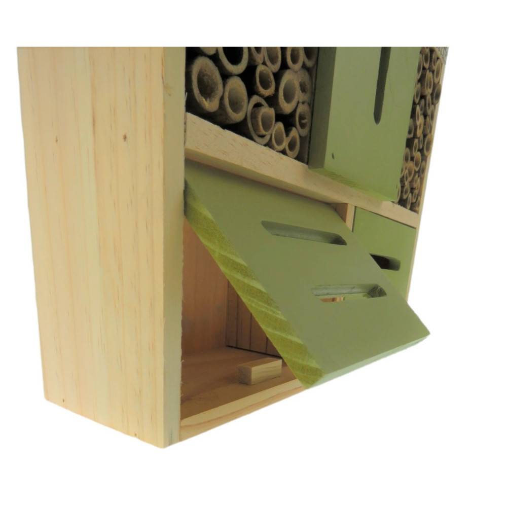 Hôtel pour insectes L, 30 x 10 x Hauteur 35.5 cm, insectes - Image 3