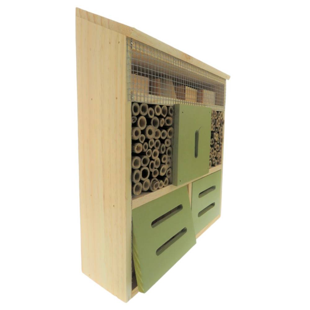 Hôtel pour insectes L, 30 x 10 x Hauteur 35.5 cm, insectes - Image 2