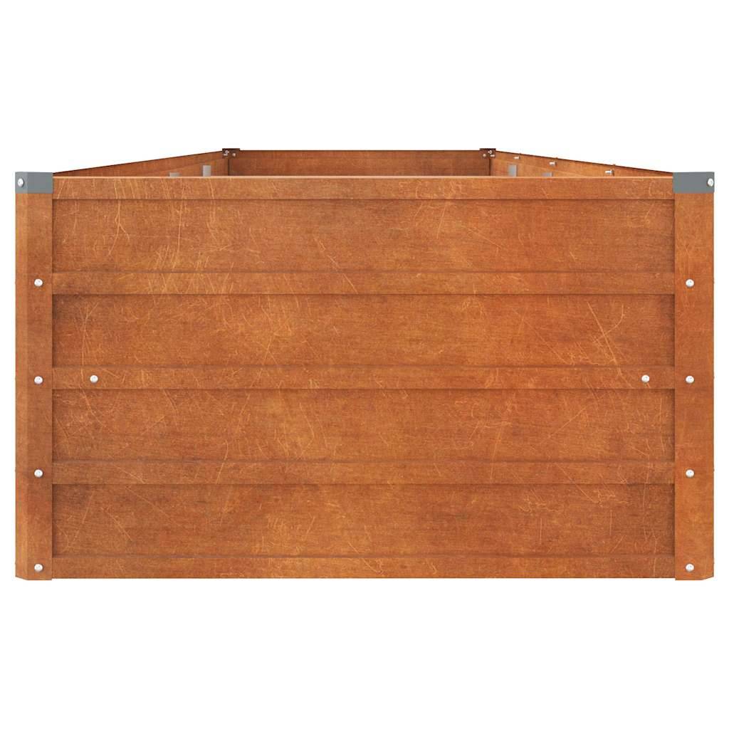 ComfortXL - Carré potager XXL en acier Corten pour grand jardin 320x80x45cm – ComfortXL Outdoor Living - Image 5