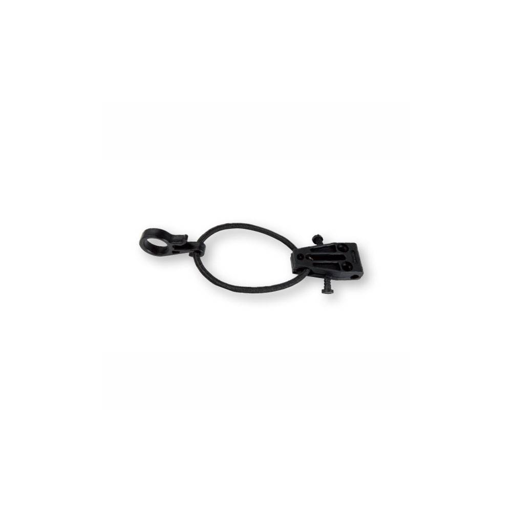 Une pince Fix Kit noire pour bâche de piscine. - Imagen 1