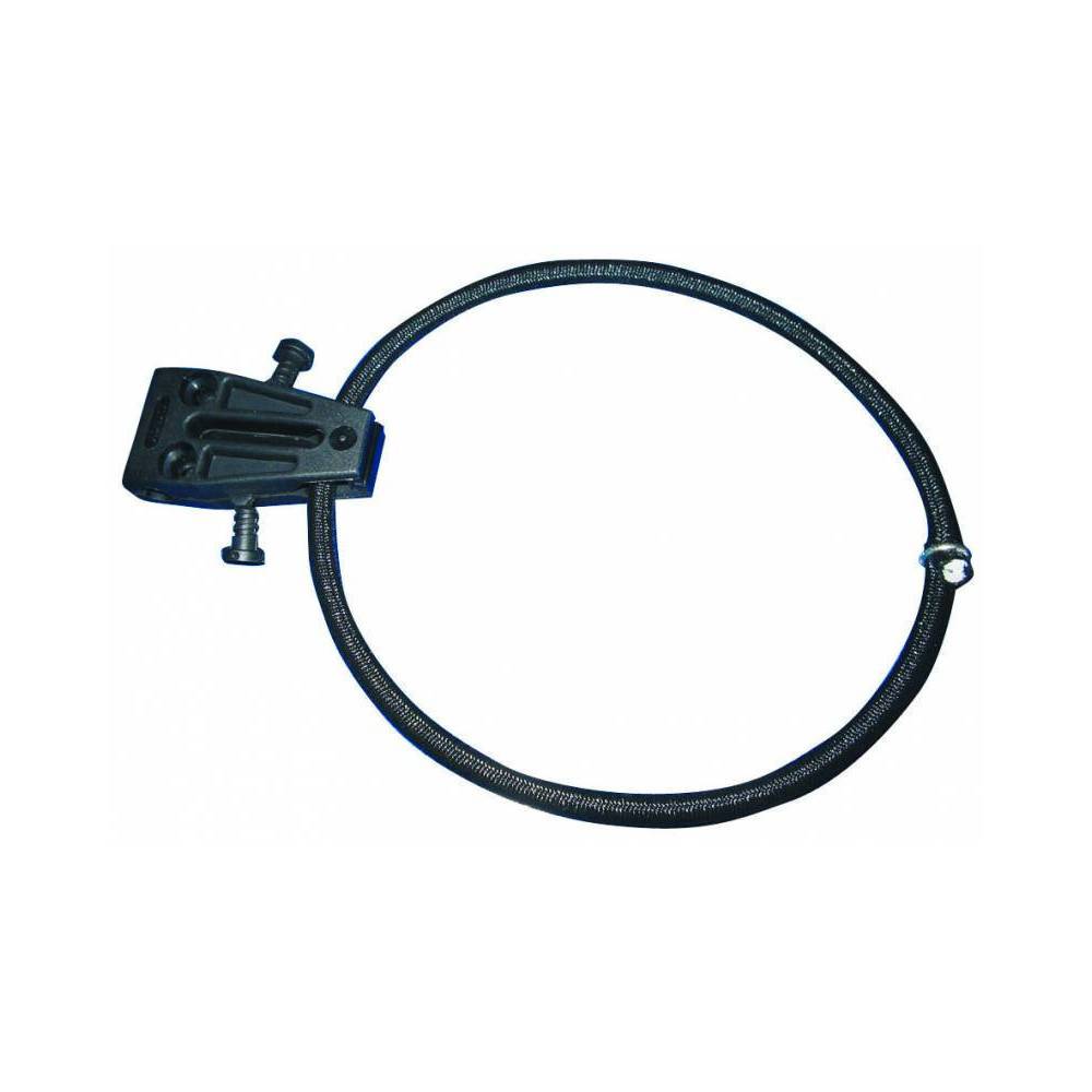 Une pince Fix Kit noire pour bâche de piscine. - Imagen 2