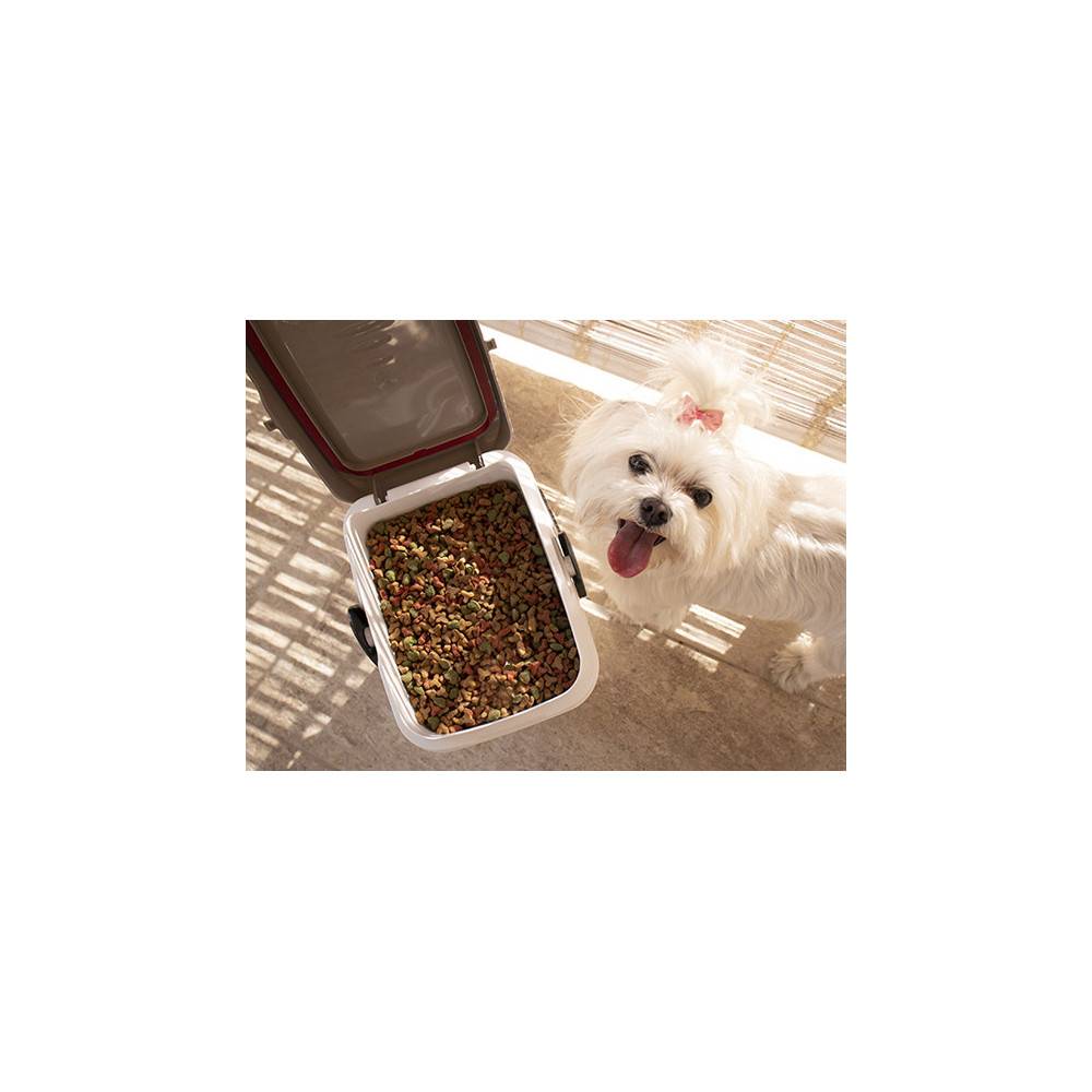 Boite a croquettes plastique hermétique de 7 litres, chien ou chat. - Imagen 3