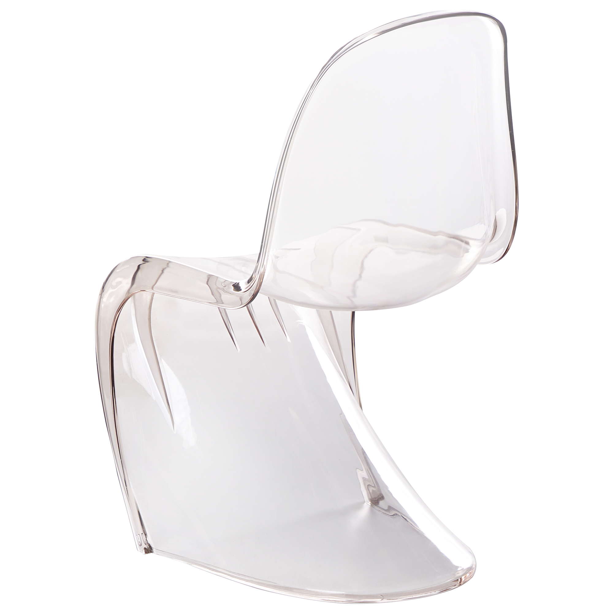 Lot de 4 Chaises à Manger Transparents en Plastique Empilables pour Intérieur et Extérieur sans Accoudoirs - Image 6