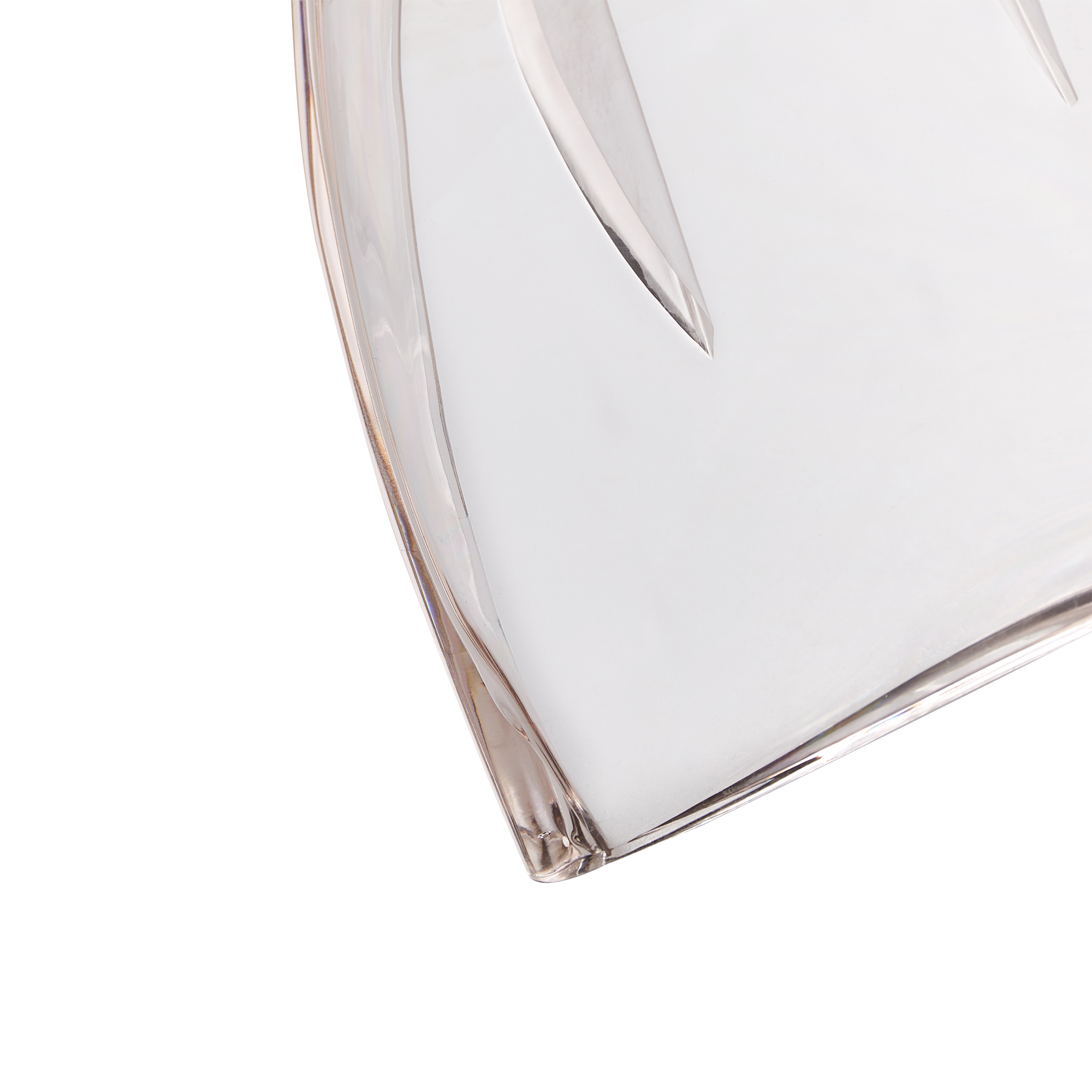 Lot de 4 Chaises à Manger Transparents en Plastique Empilables pour Intérieur et Extérieur sans Accoudoirs - Image 9
