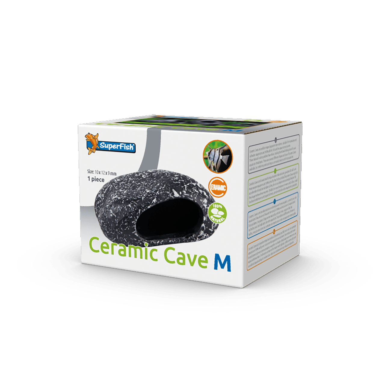 Superfish - Grotte en céramique M 10 x 12 x 9 cm - SUPERFISH