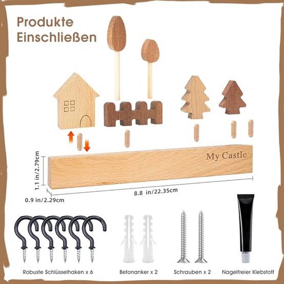 Porte-clés en bois DtopbuyAge - Image 5