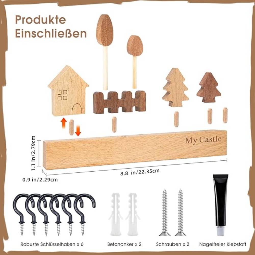 Porte-clés en bois DtopbuyAge - Image 5