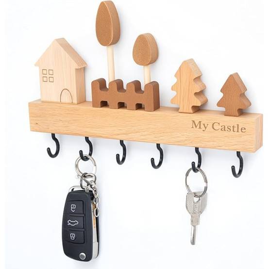 Porte-clés en bois DtopbuyAge - Image 1