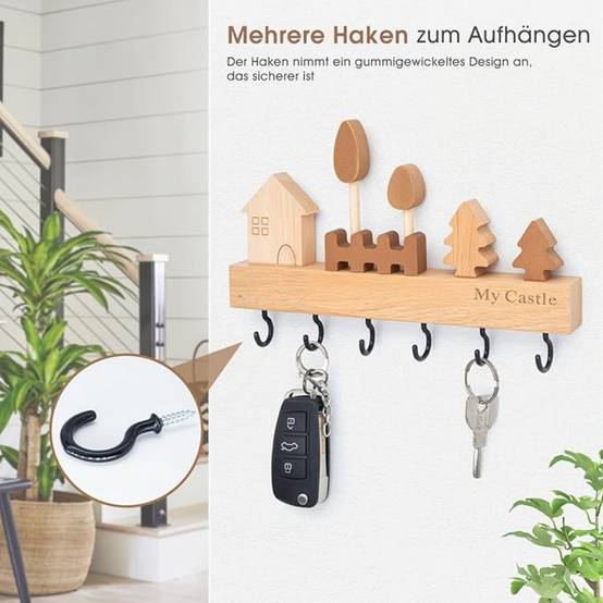 Porte-clés en bois DtopbuyAge - Image 3