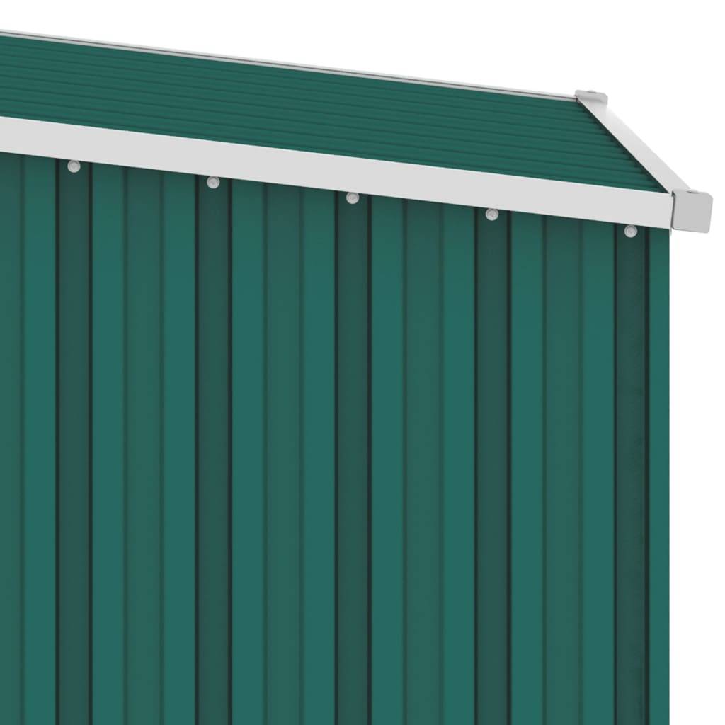 Helloshop26 - Abri de jardin cabane cabanon maison de stockage remise extérieur hangar outils robuste 87 x 98 x 159 cm acier galvanisé vert - Imagen 6