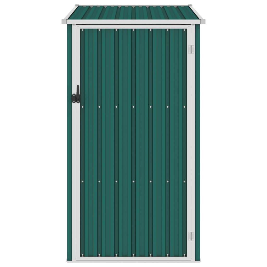 Helloshop26 - Abri de jardin cabane cabanon maison de stockage remise extérieur hangar outils robuste 87 x 98 x 159 cm acier galvanisé vert - Imagen 2