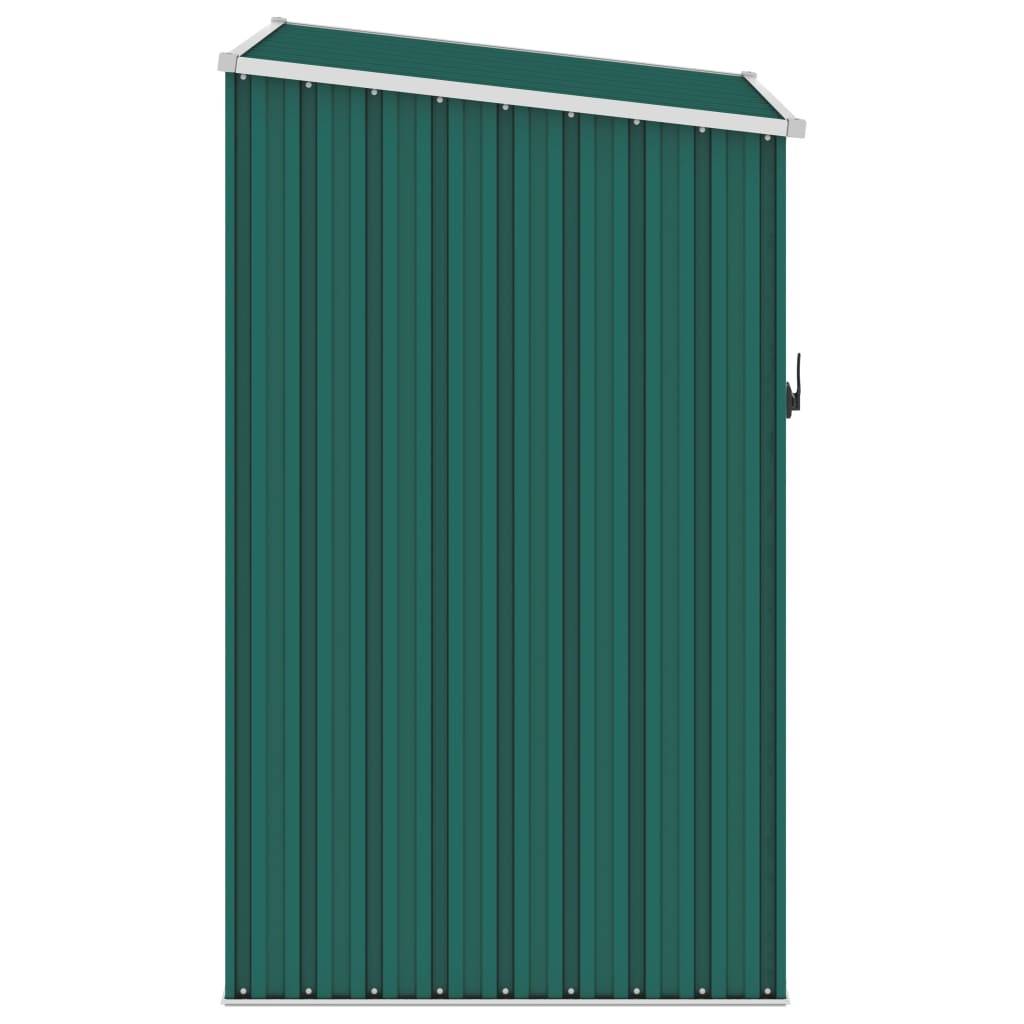 Helloshop26 - Abri de jardin cabane cabanon maison de stockage remise extérieur hangar outils robuste 87 x 98 x 159 cm acier galvanisé vert - Imagen 3