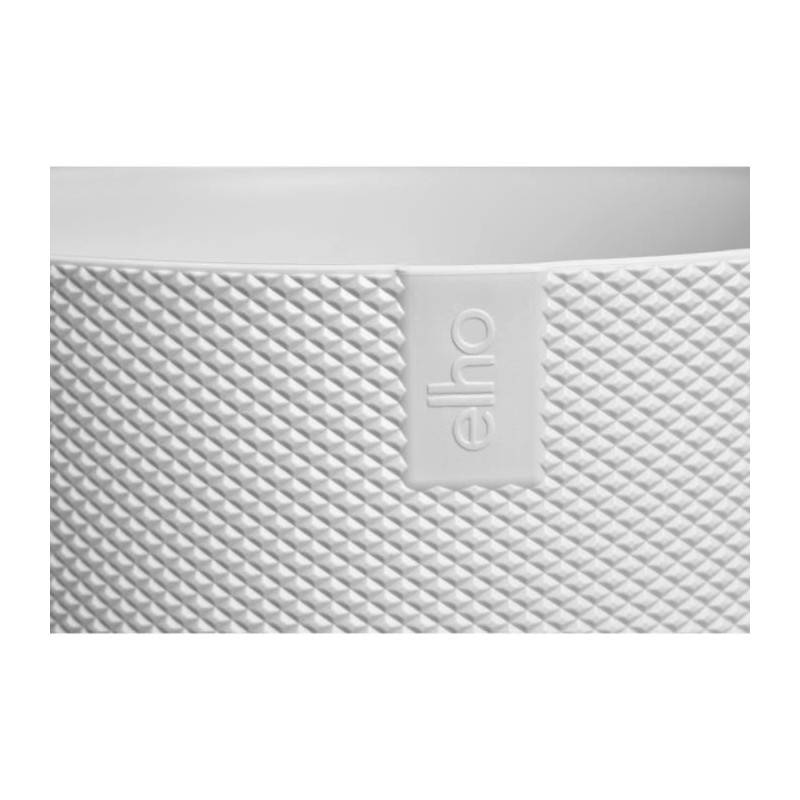 Elho - Pot De Fleur - Elho - Jazz Rond - Blanc - L 35 X B 34.5 X H 32 Cm - Intérieur - 100% Recyclé - Imagen 5