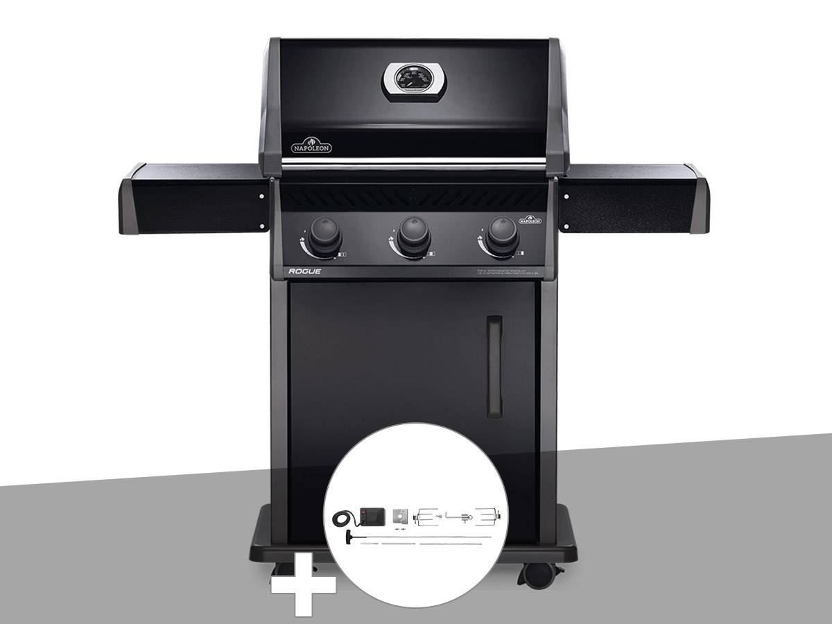 Napoleon - Barbecue à gaz Rogue 425 + Rôtissoire - Napoleon