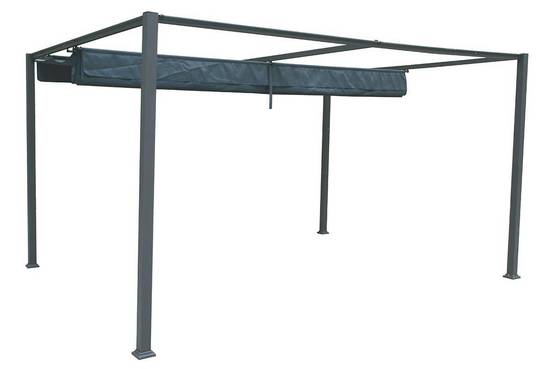 Hesperide - Toile de tonnelle "Palmeira" ardoise 4x3m en polyester Hespéride - Image 5