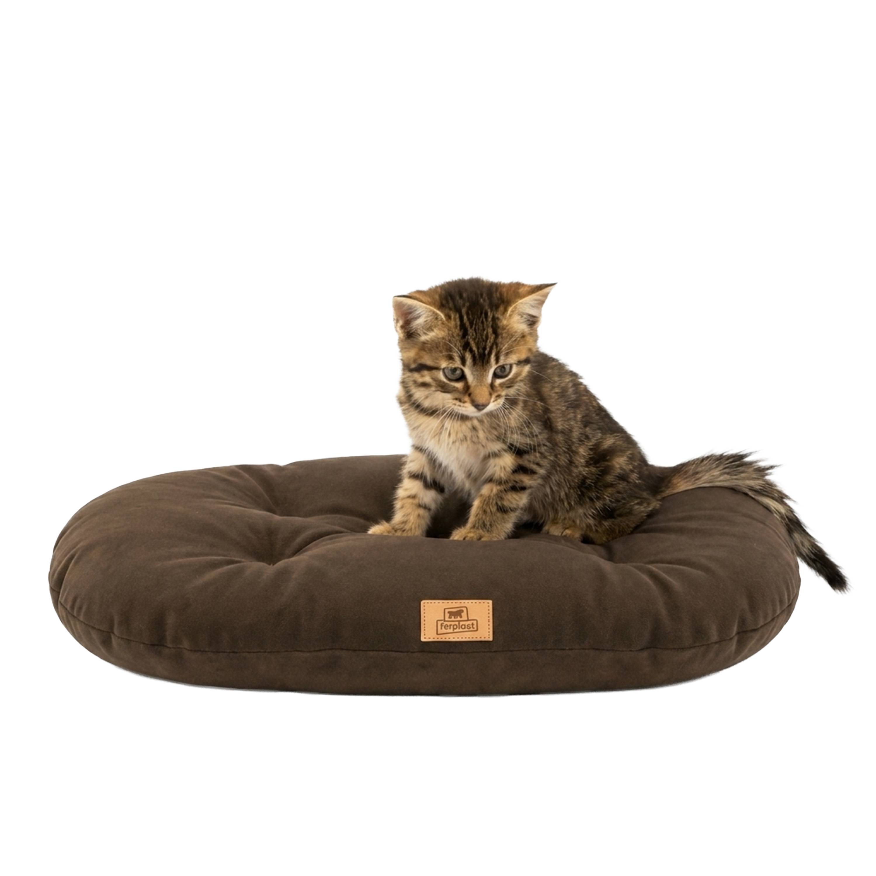 Ferplast - Ferplast Coussin Chien, Tapis Chien RELAX 45/2 MICROFLEECE, Coussin Chat, Lit pour Chiens Chats, Matelas Animaux, Coussin pour Panier Chien et Chat, - Imagen 5