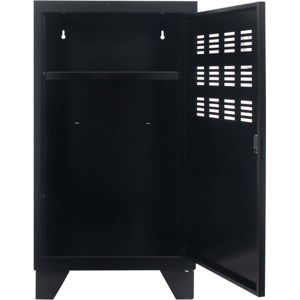 Pierre Henry - Casier de rangement en métal 74 cm Collégien Noir mat - Imagen 4