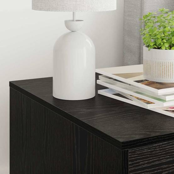 Vidaxl - Enceinte pour bac à litière pour chat Chêne noir vidaXL 886272 - Image 5