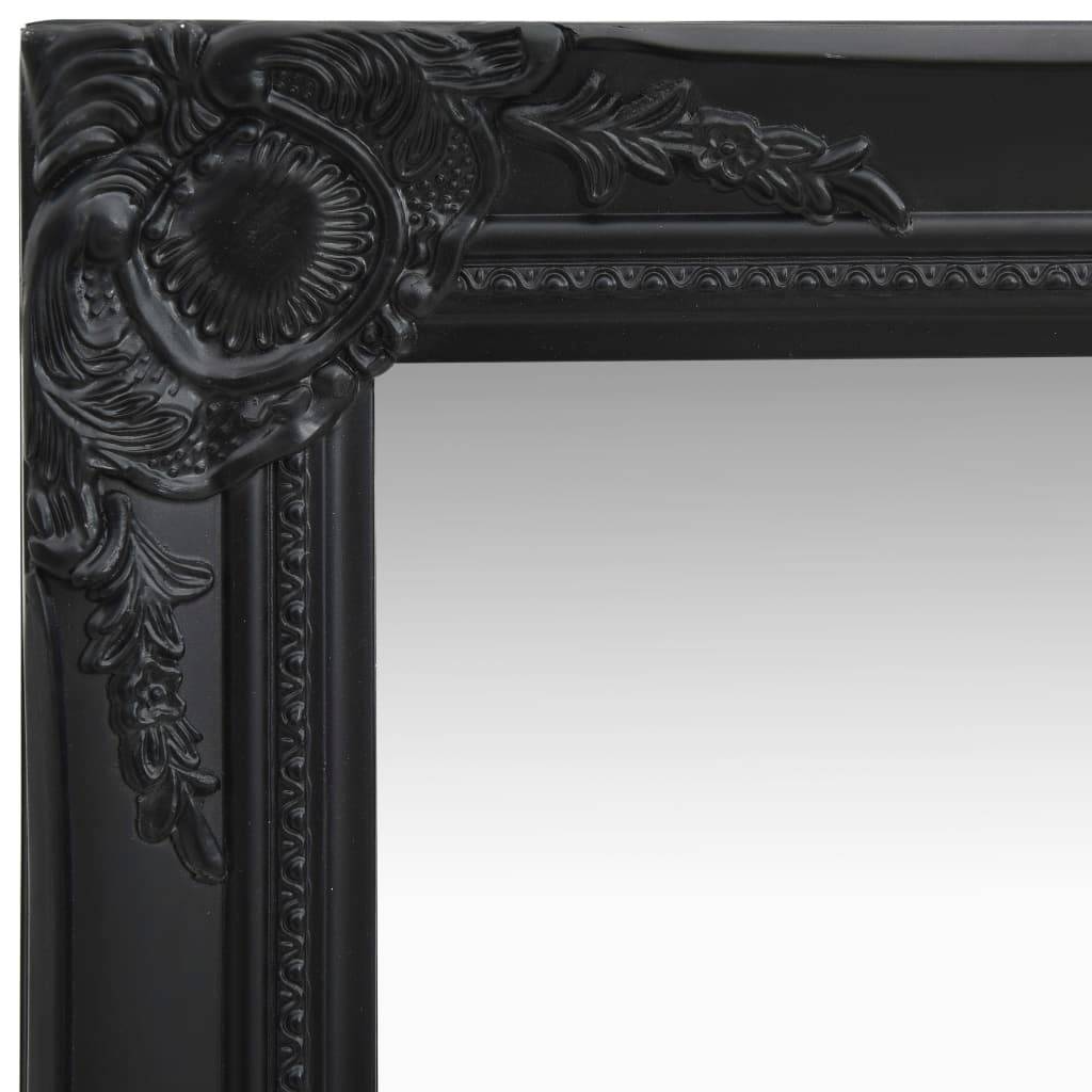 Maison Chic - Miroir mural - Miroir décoratif style baroque 40x40 cm noir - Image 3