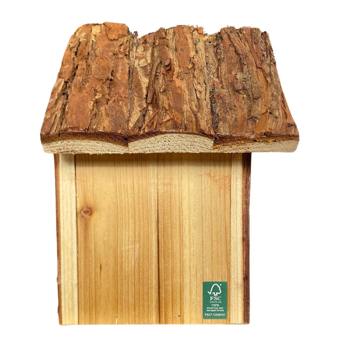 Esschert Design - Nichoir pour oiseaux mésange bleue avec toit écorce - Esschert Design - Imagen 3