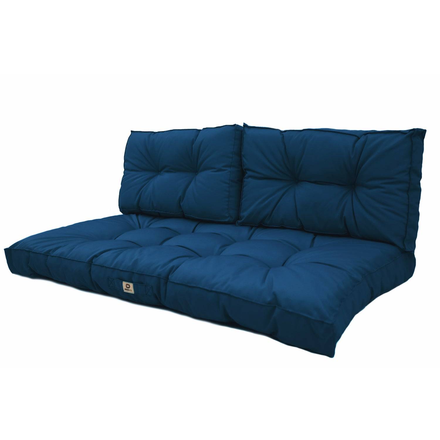 Coussins pour salon de jardin capitonné 120x60cm Bleu petrole - Déco arts - Image 1