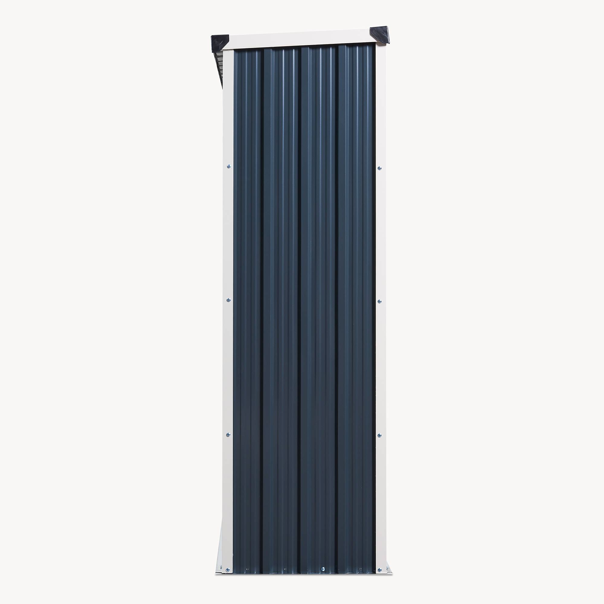 Casa.Pro - Abri-bûches couvert Kalmar 158 x 47 x 152 cm anthracite casa.pro - Imagen 7