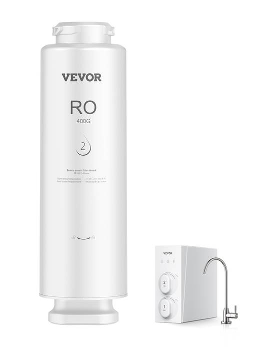 VEVOR Système osmose inverse 400 GPD, 9 étapes, réduit plomb chlore, sous évier. - Image 1