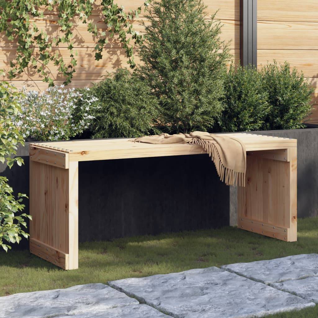 Maison Chic - Banc de jardin - Banc d'extérieur - Banquette extensible 212,5x40,5x45 cm bois massif de pin - Imagen 2