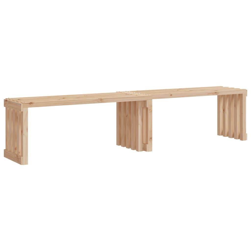 Maison Chic - Banc de jardin - Banc d'extérieur - Banquette extensible 212,5x40,5x45 cm bois massif de pin - Imagen 1