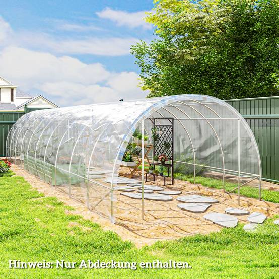 Bâche Serre 6x6m Translucide Anti-UV Très Résistante - Fabrication Française KALEMBAL