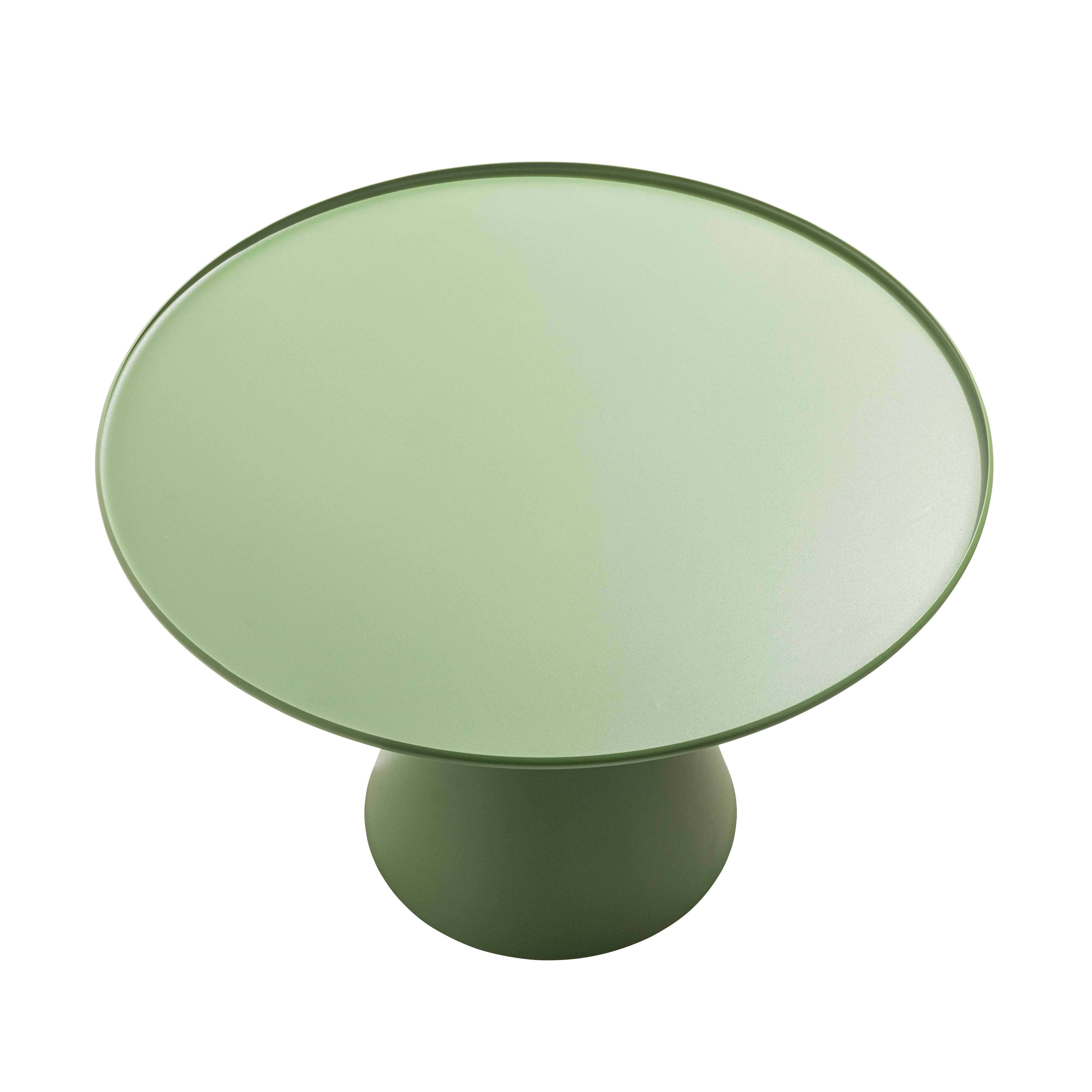 Oviala - Table basse ronde 60 cm en acier vert cactus Gomba - Oviala - Imagen 2