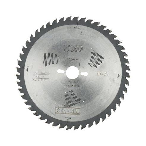 Dewalt - Lame scie stationnaire DT4324 Ø260 DEWALT pour tous usages - alésage 30 - 48 dents positif - DT4324 - Imagen 1