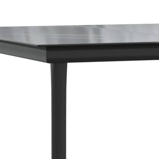 Salon de Jardin 2 Personnes Bicolore Résine Tressée Gris/Noir avec Accoudoirs – ComfortXL Outdoor Living - Image 7