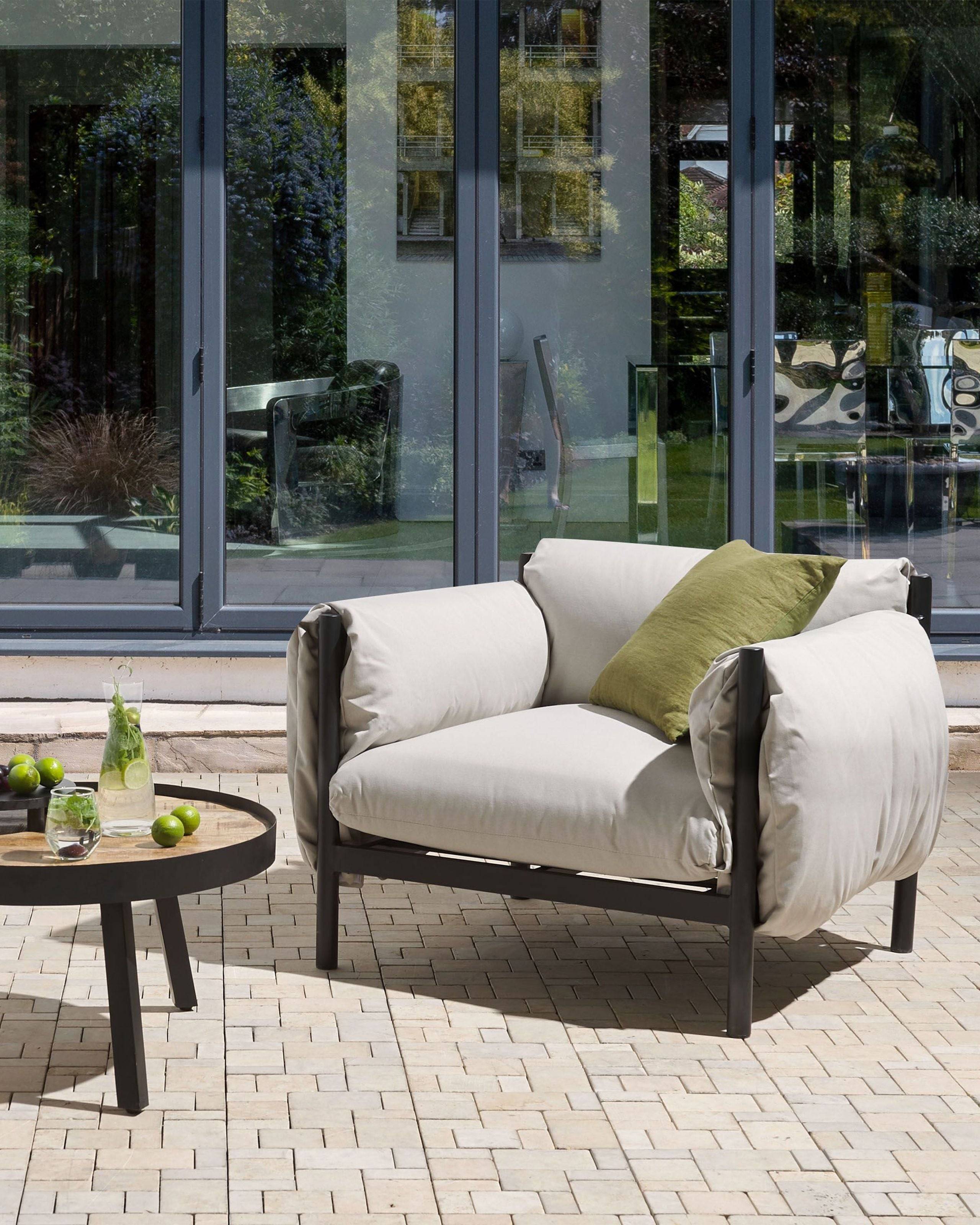 Beliani - Fauteuil Aluminium Gris ESPERIA - Beliani