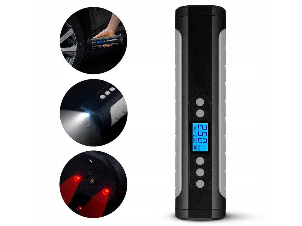 Entrepotbrico - Pompe à batterie pour vélo voiture compresseur électrique 10 bar lcd - Image 6