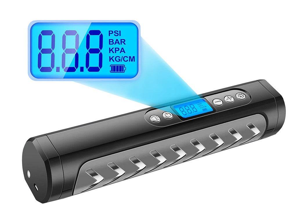 Entrepotbrico - Pompe à batterie pour vélo voiture compresseur électrique 10 bar lcd - Image 3