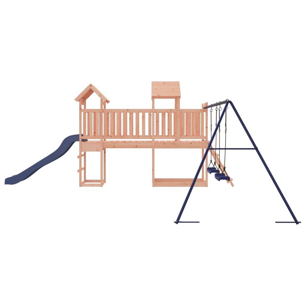 Helloshop26 - Aire de jeux d'extérieur balançoires toboggan portiques robuste jeux jardin 313 x 525 x 214 cm bois massif de douglas - Imagen 5