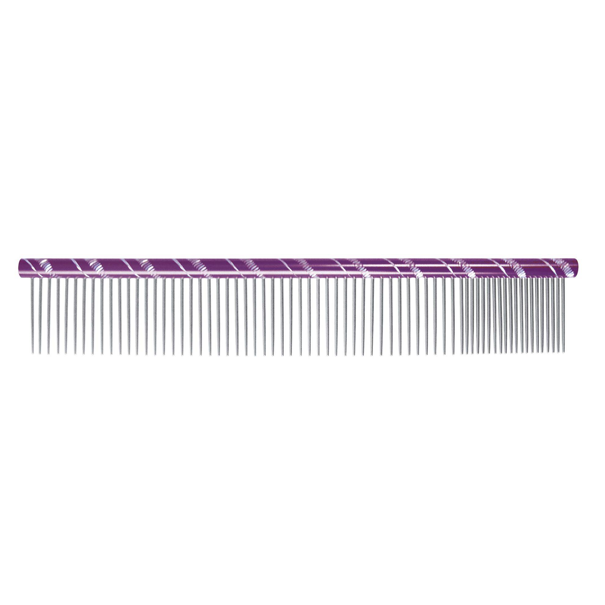 Peigne en acier fantaisie 20cm Couleur : Violet IDEALDOG