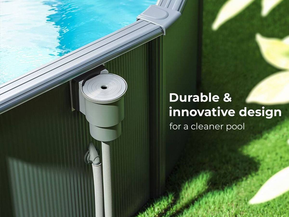 Gre Pools - Ensemble skimmer pour piscines acier GRE - Gris Gre Pools - Imagen 2