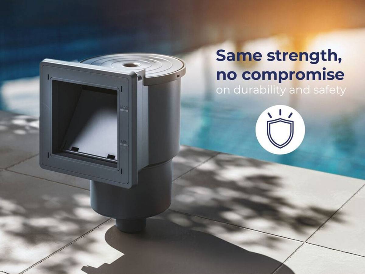 Gre Pools - Ensemble skimmer pour piscines acier GRE - Gris Gre Pools - Imagen 4